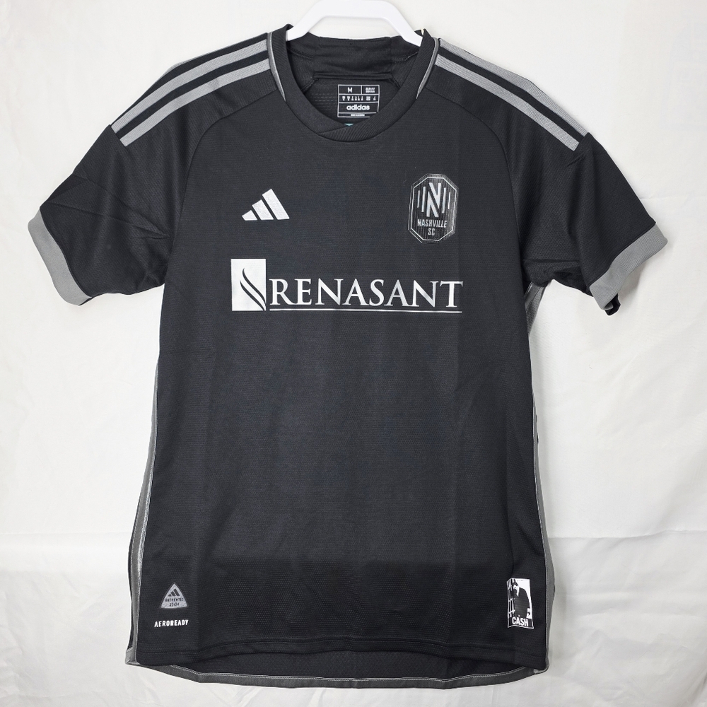 Adidas MLS Nashville Johnny Cash Authentic Black Jersey IC9619 Men’s Size Medium